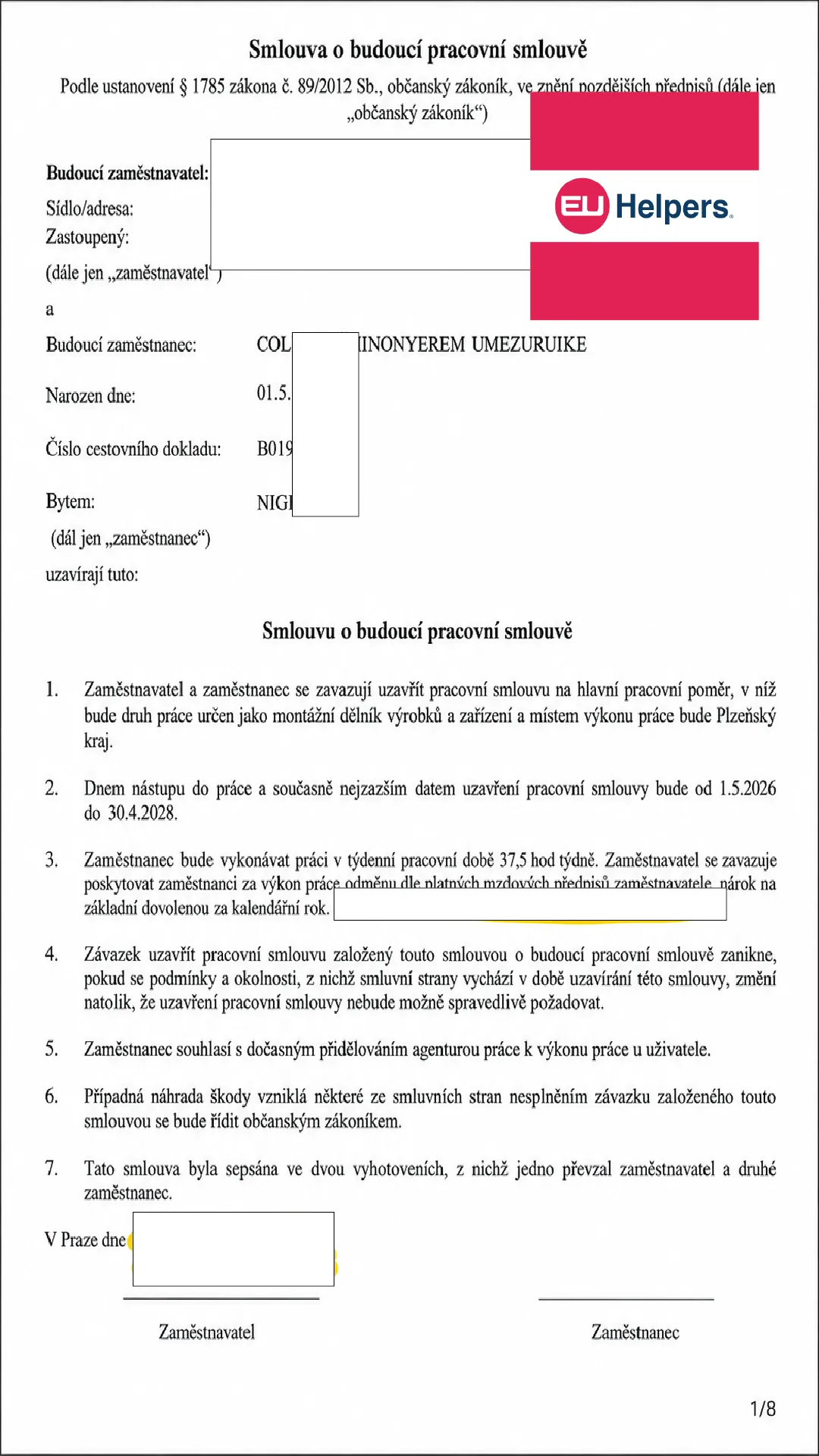 Czech Republic Work Permit Success Stories