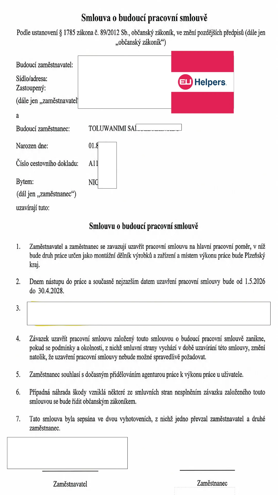 Czech Republic Work Permit Success Stories