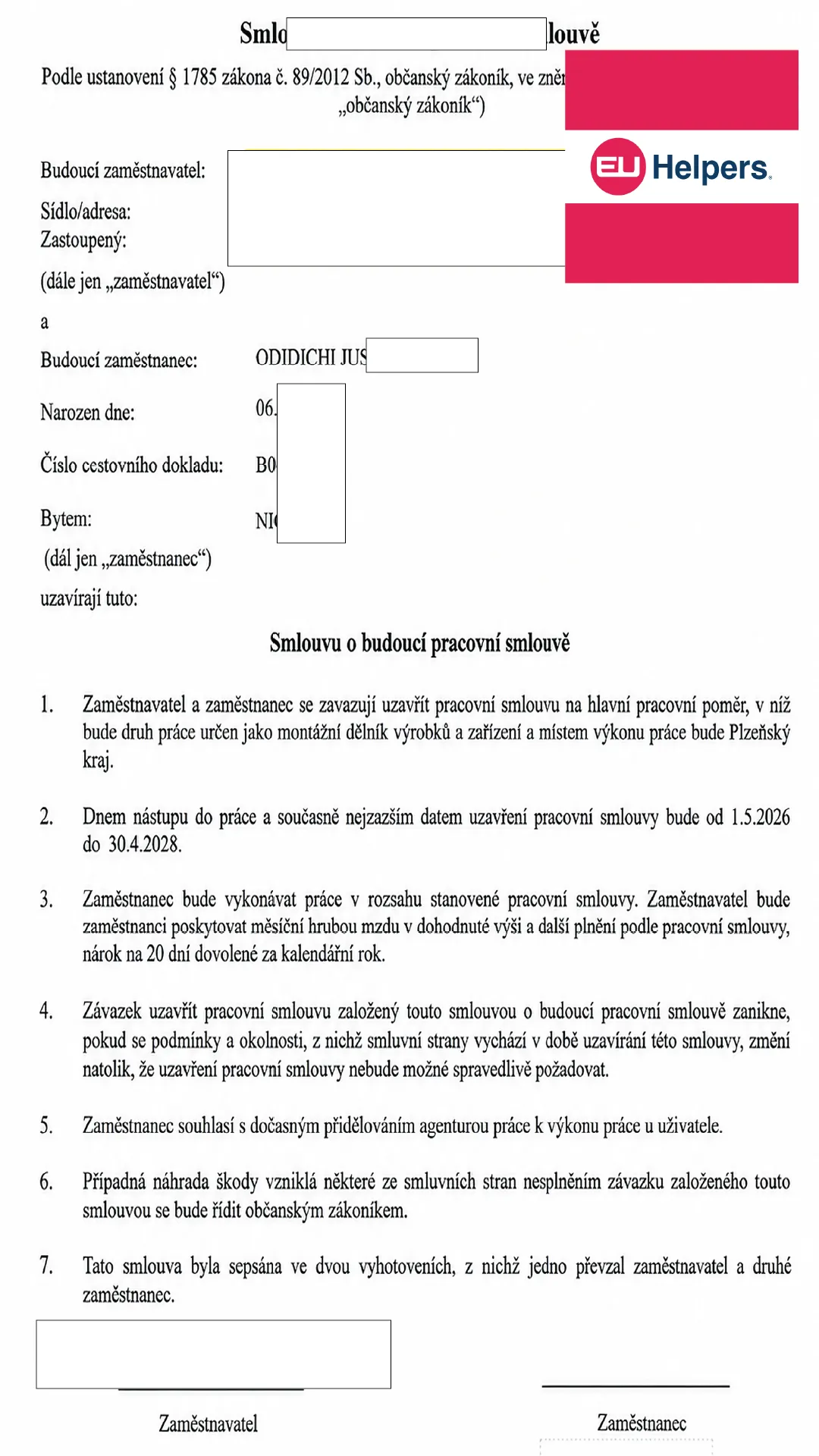 Czech Republic Work Permit Success Stories