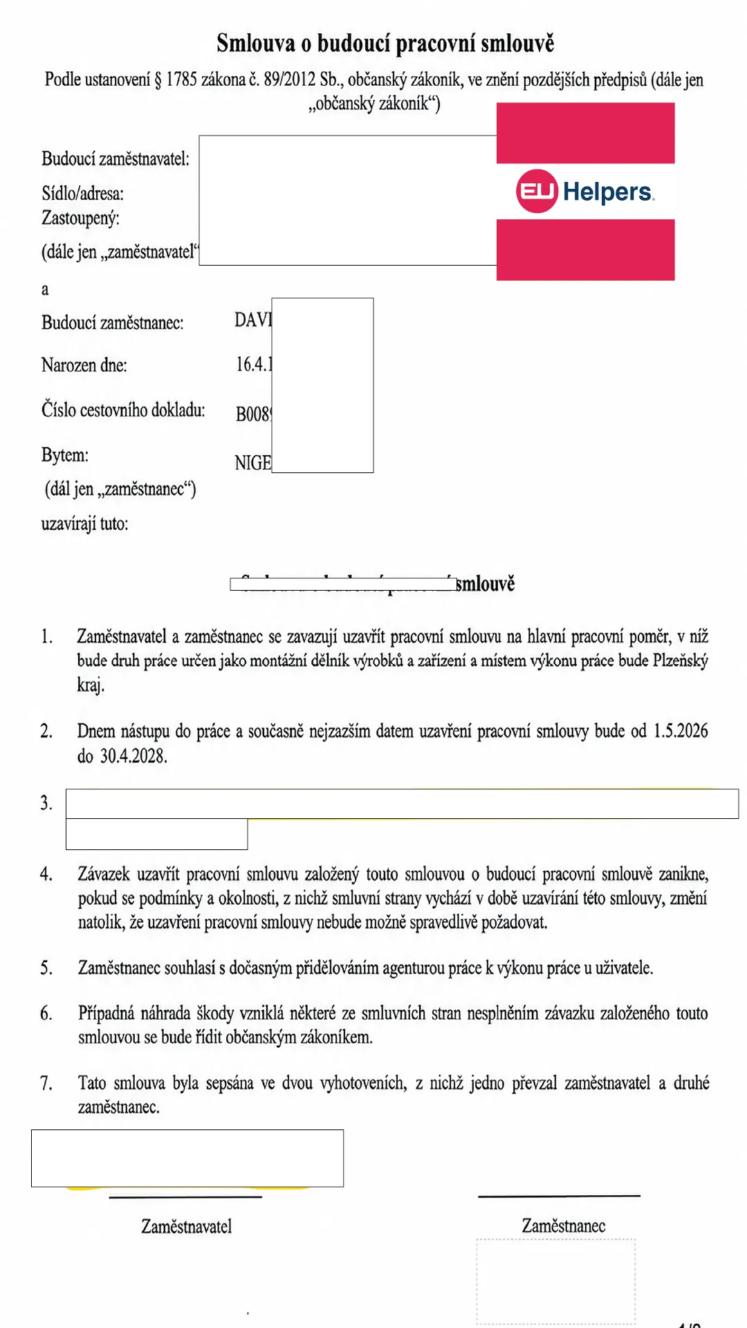 Czech Republic Work Permit Success Stories