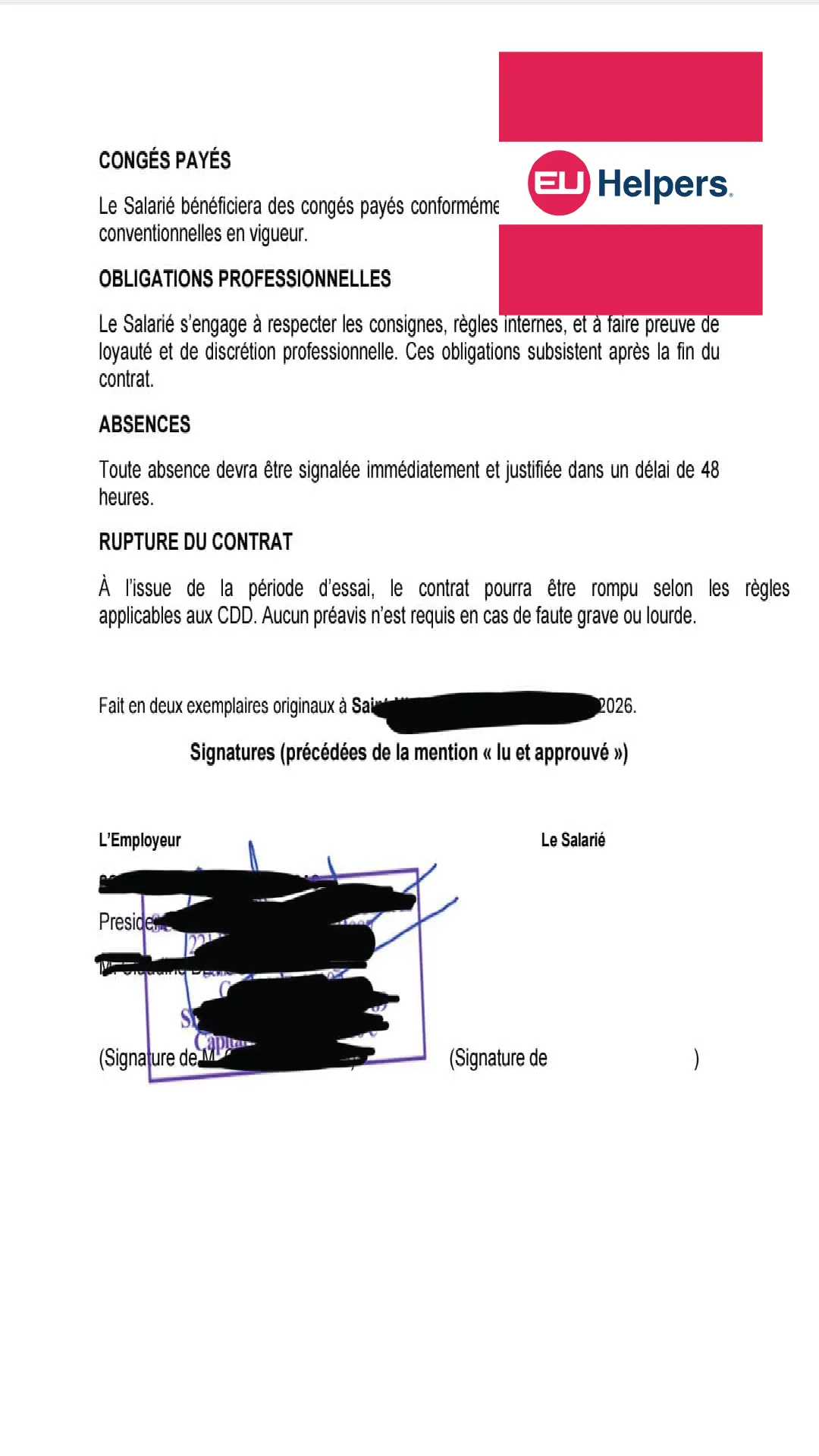 France Work Permit Success Stories