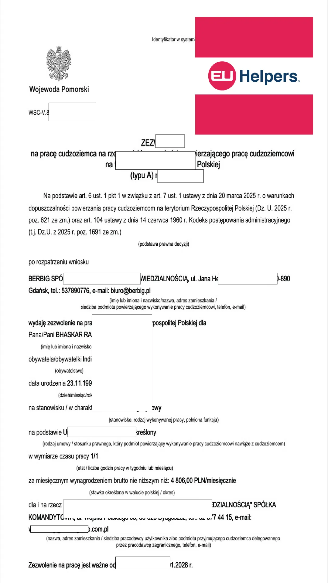 Poland Work Permit Success Stories