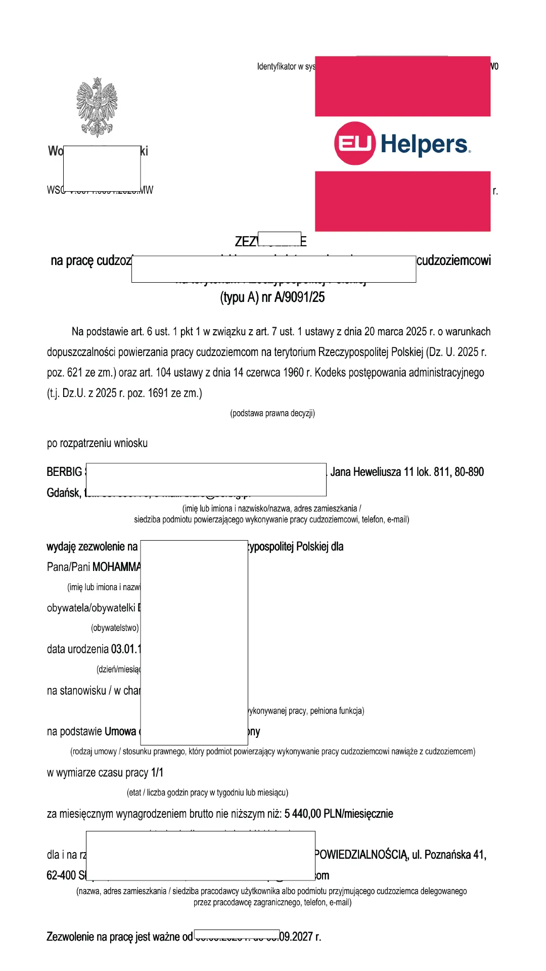Poland Work Permit Success Stories